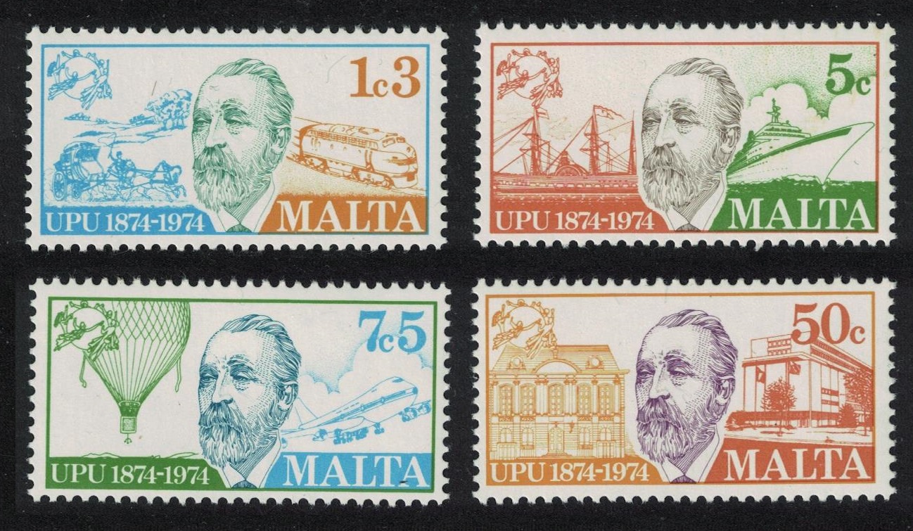 Malta UPU 4v 1974 MNH SG#527-530 Sc#484-487