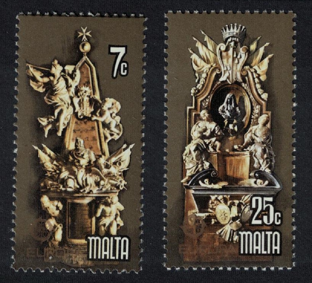 Malta Europa Monuments 2v 1978 MNH SG#599-600