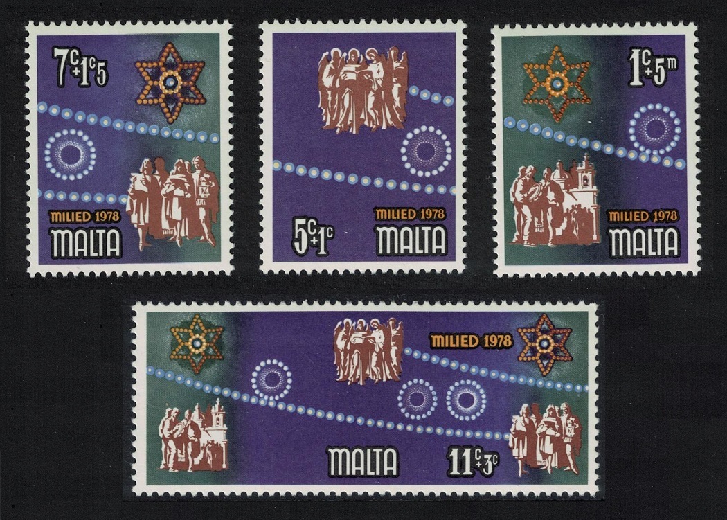 Malta Christmas 4v 1978 MNH SG#611-614