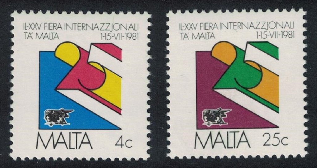 Malta Cattle 25th Maltese International Trade Fair 2v 1981 MNH SG#661-662