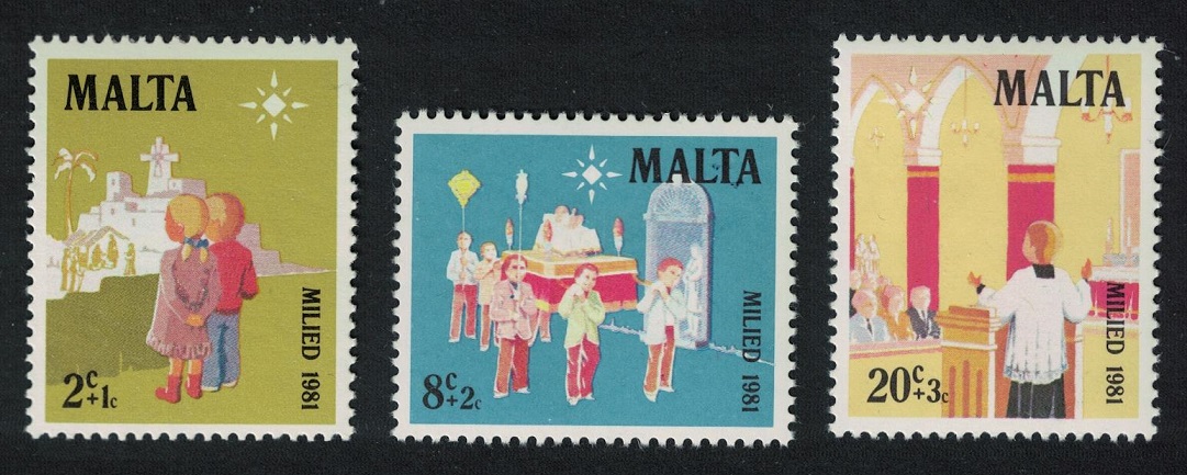 Malta Christmas 3v 1981 MNH SG#683-685