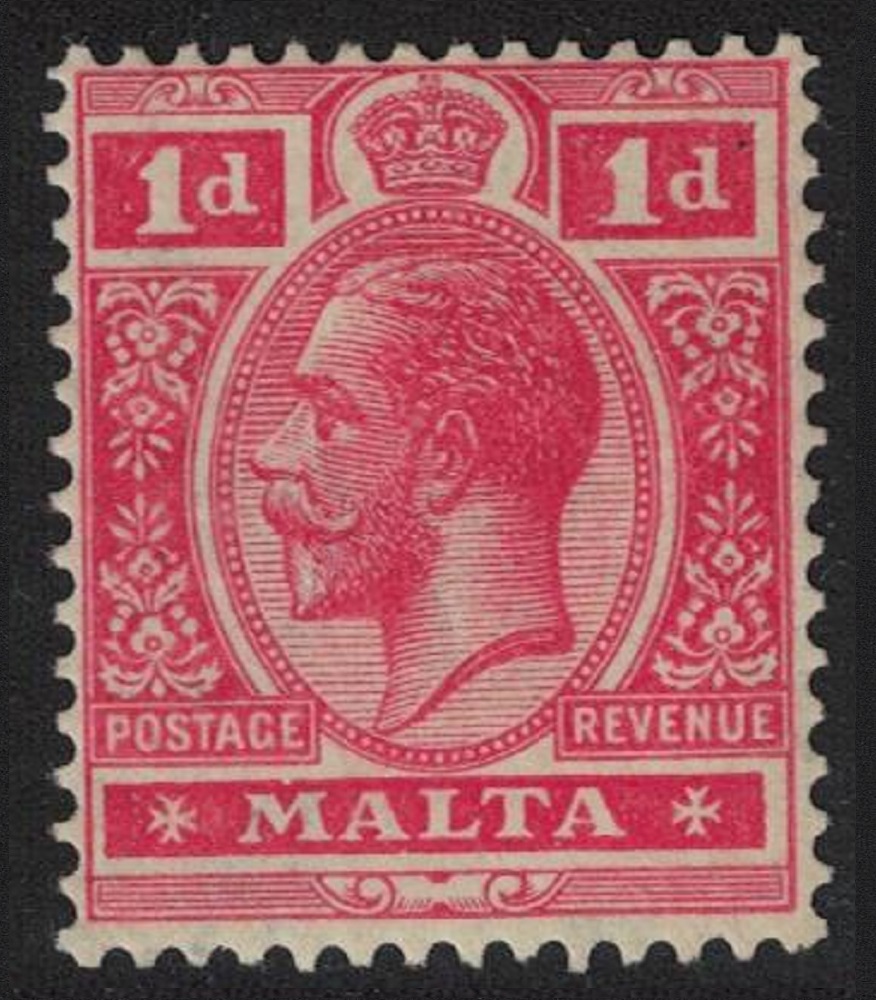 Malta George V 1d 1914 MH SG#73