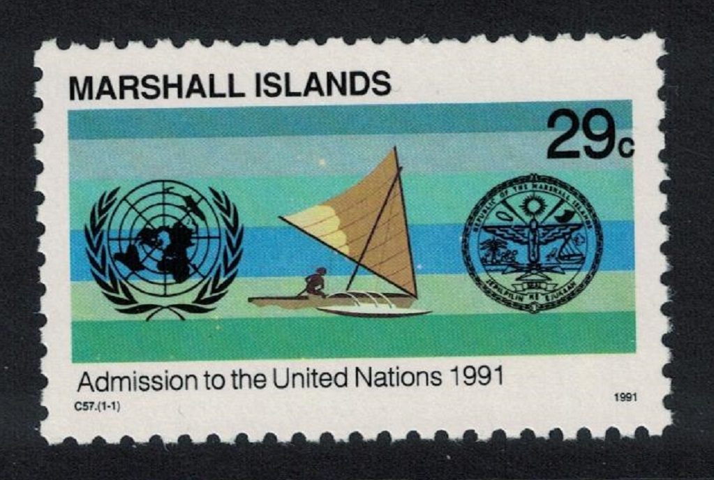 Marshall Islands Admission to the United Nations 1991 MNH SG#406