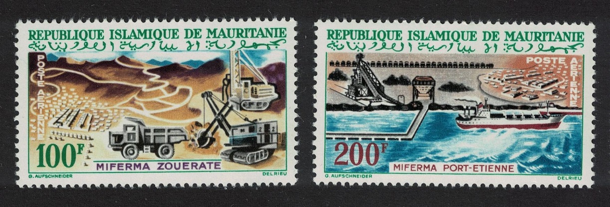 Mauritania Mining Development 2v 1963 MNH SG#163-164 MI#202-203 Sc#C20-C21