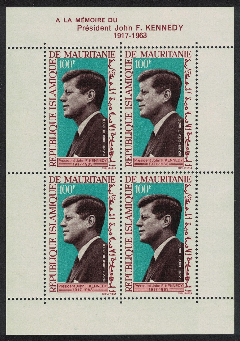 Mauritania President Kennedy MS 1964 MNH SG#MS202a MI#Block 3 Sc#C40a