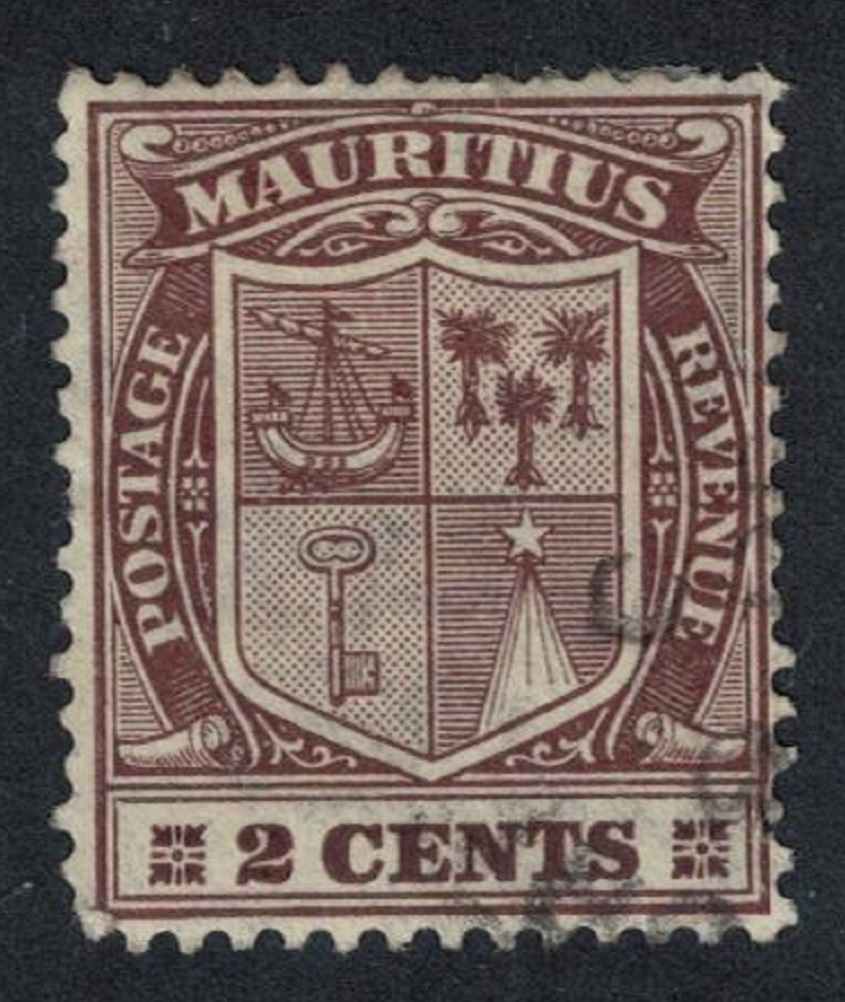 Mauritius Coat of Arms 2c T2 1920 Canc SG#182