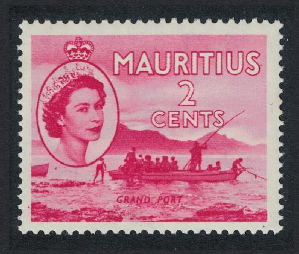 Mauritius Fishermen Grand Port 1c 1953 MH SG#293