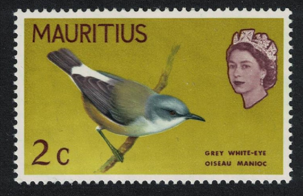 Mauritius Grey White-eye Bird 2c 1968 MNH SG#370