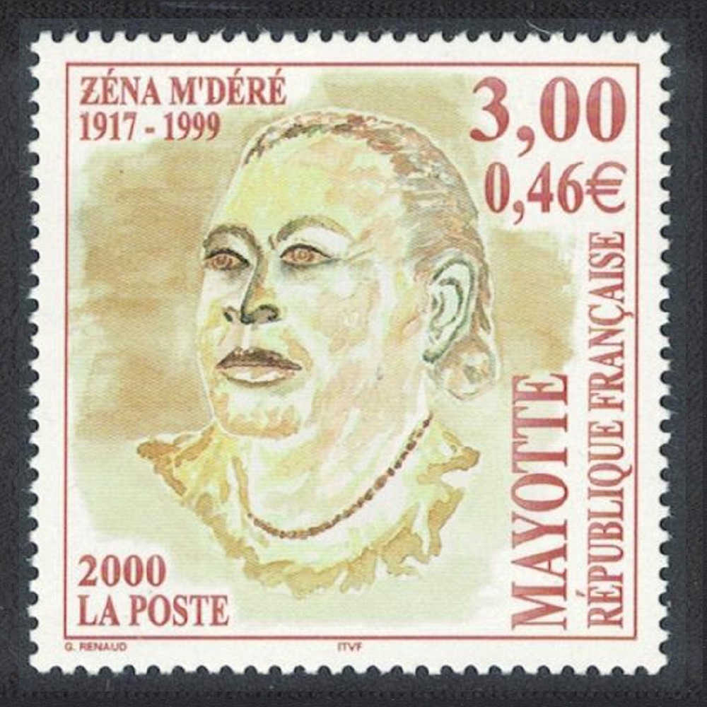 Mayotte 1st Death Anniversary of Zena M&#39;Dere 2000 MNH SG#113