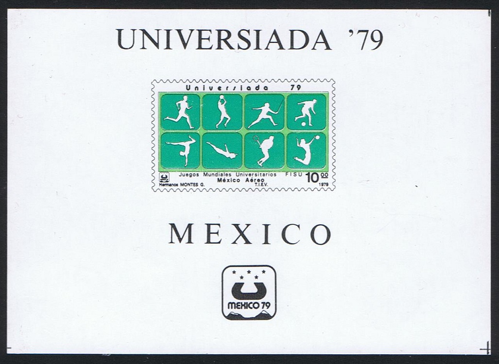 Mexico Universiada 79 MS Airmail 1979 MNH SG#MS1520 Sc#C614