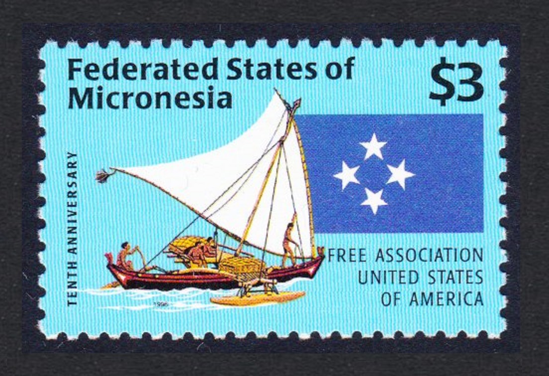 Micronesia Association with USA 10th anniversary 1996 MNH SG#528 Sc#253