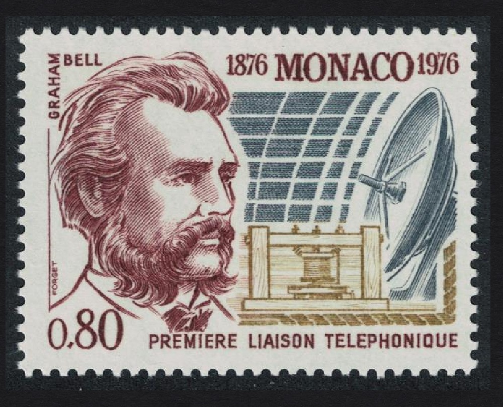 Monaco Telephone Centenary 1976 MNH SG#1241 Sc#1019