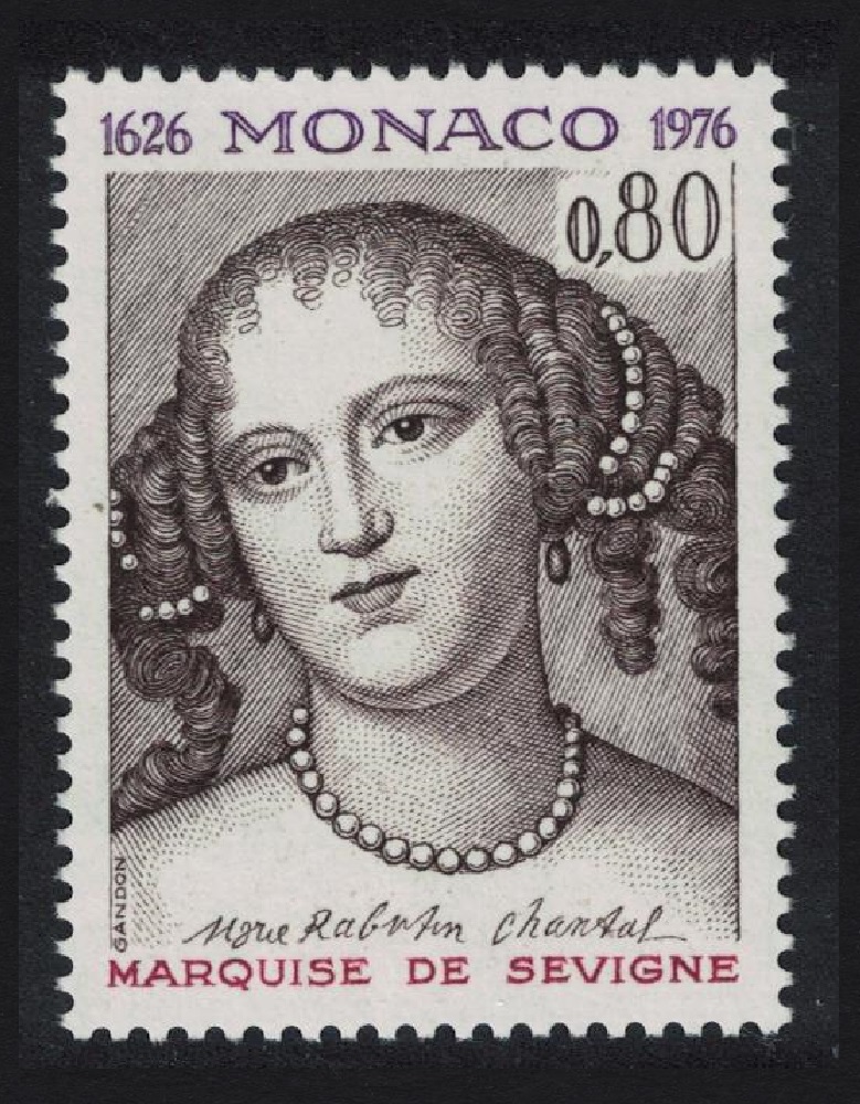 Monaco 350th Birth Anniversary of Marquise de Sevigne writer 1976 MNH SG#1274 Sc#1039