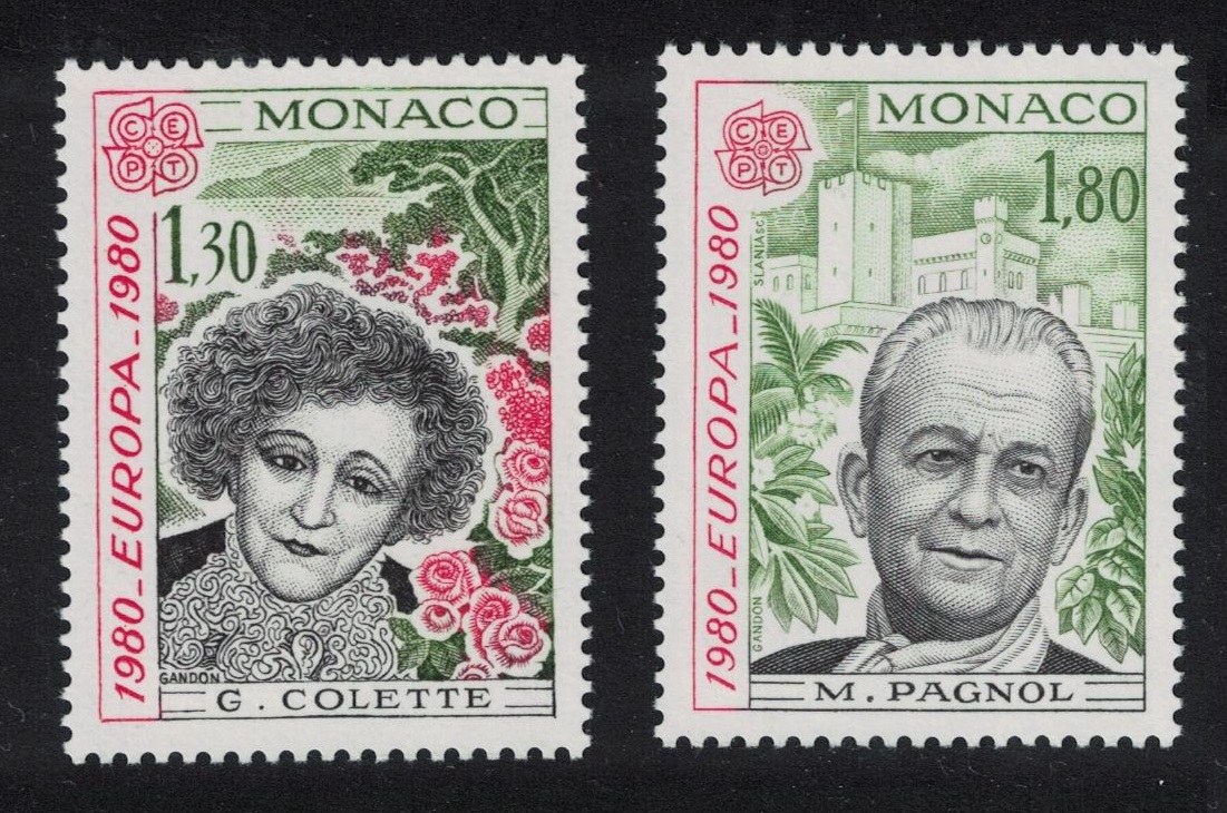 Monaco Famous People Europa CEPT 2v 1980 MNH SG#1441-1442