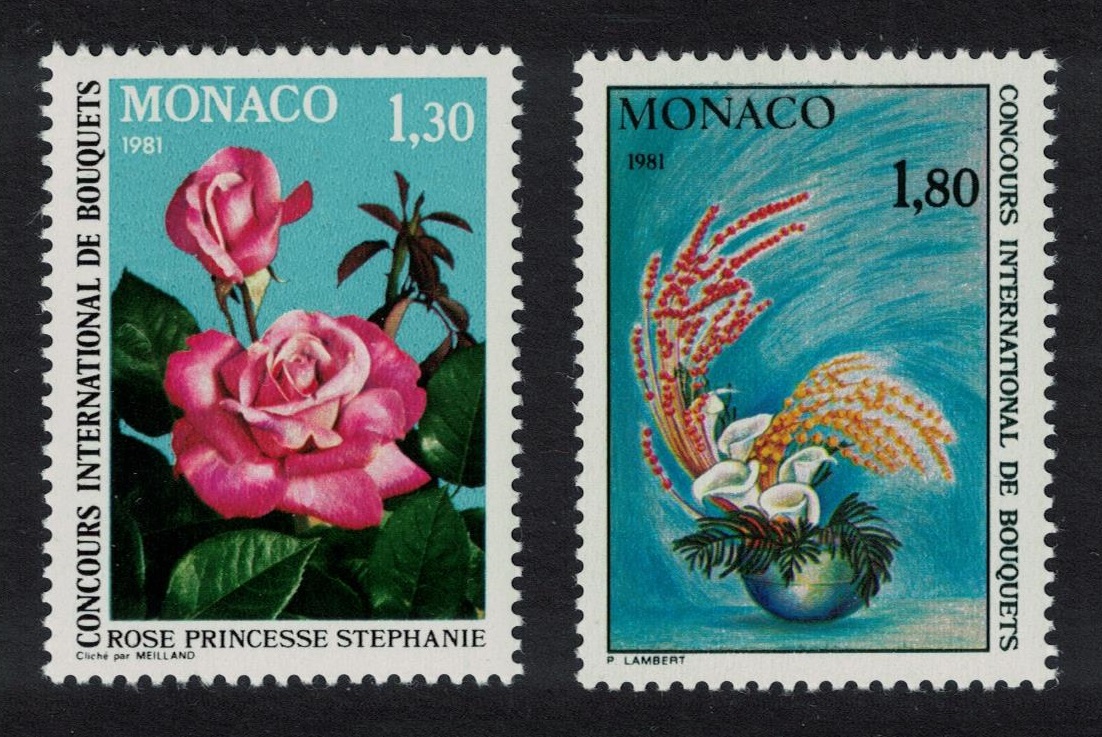 Monaco Monte Carlo Flower Show 2v 1981 MNH SG#1466-1467