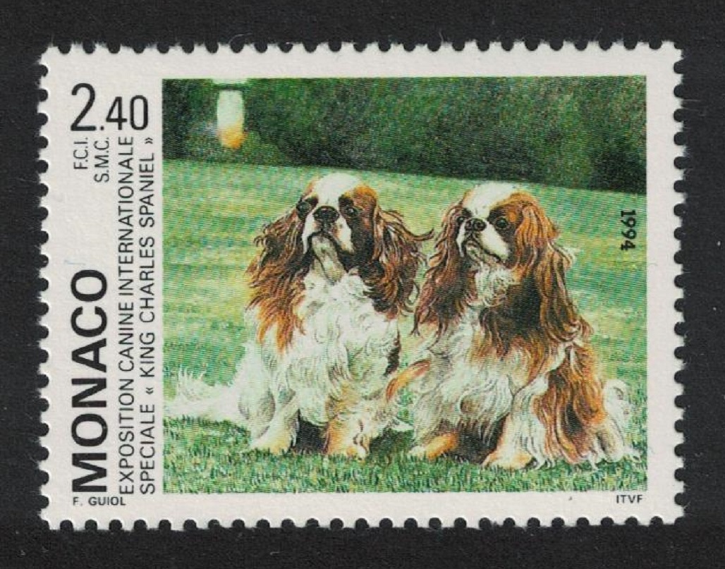 Monaco King Charles Spaniels Dogs 1994 MNH SG#2175