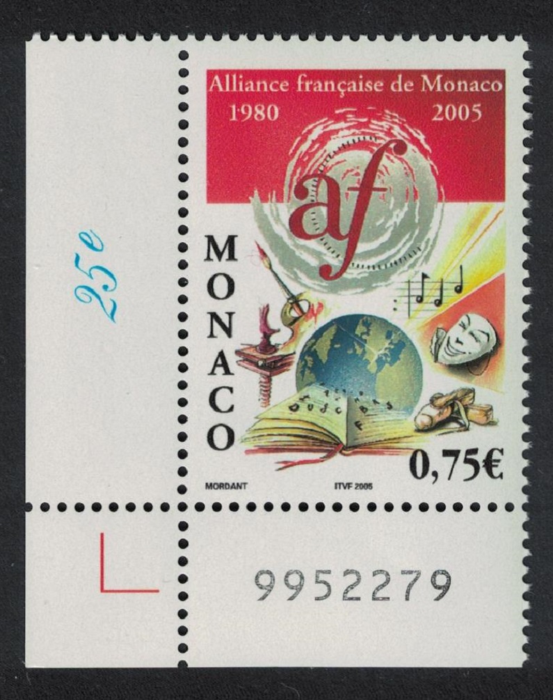 Monaco Music Theatre Ballet Alliance Francais Corner Number 2004 MNH SG#2682 MI#2726