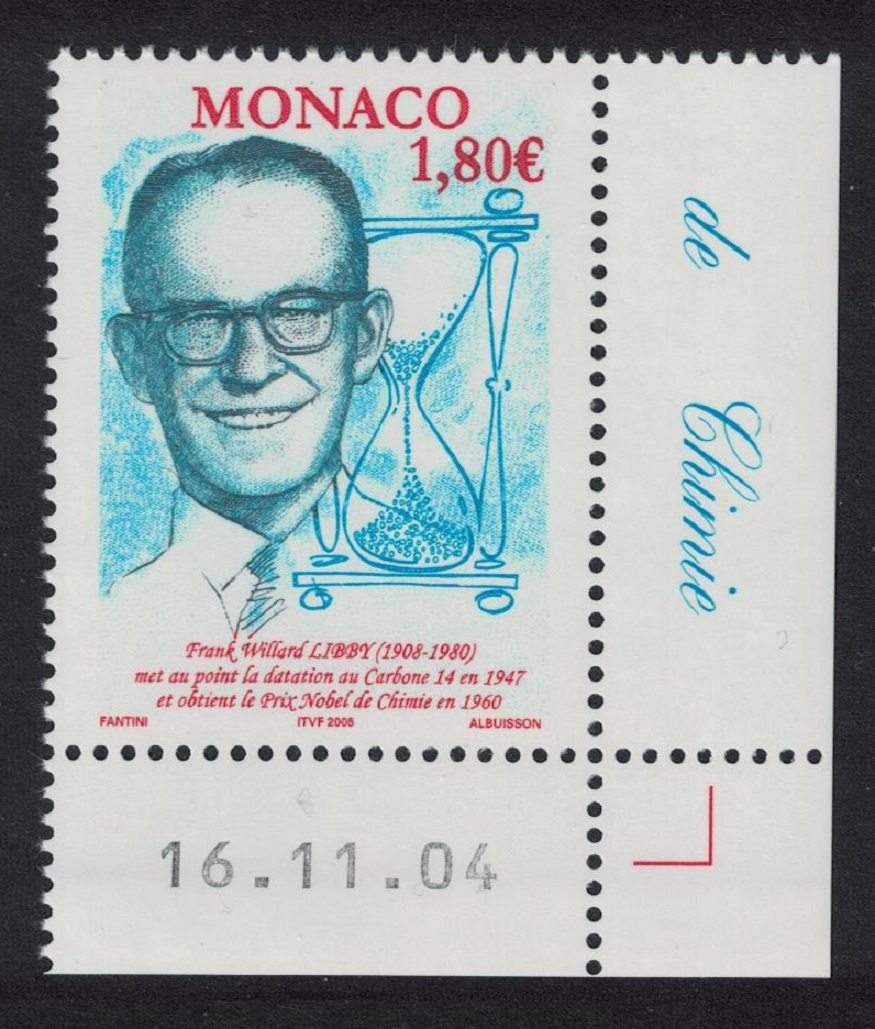 Monaco Frank Willard Nobel Prize Winner Corner Date 2004 MNH SG#2692 MI#2735