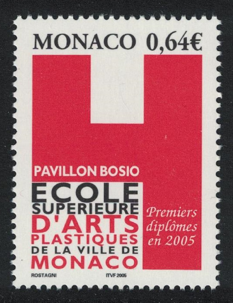 Monaco Diploma to Bosio Pavilion 2005 MNH SG#2697 MI#2740