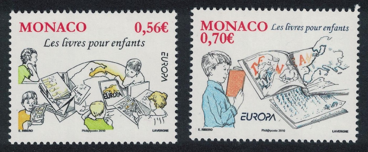 Monaco Children Books Europa 2v 2010 MNH SG#2945-2946