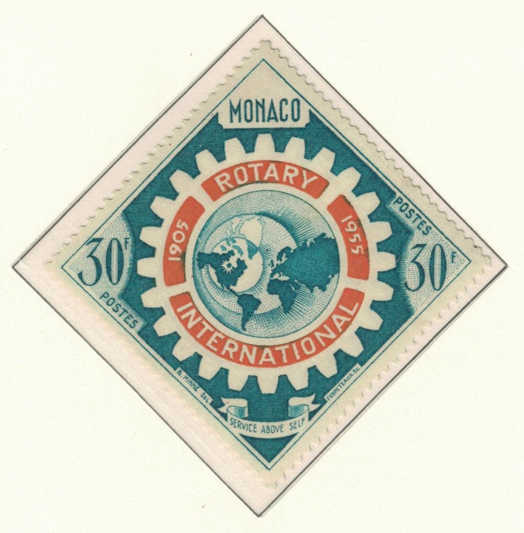 Monaco 50th Anniversary of Rotary International 1955 MNH SG#543