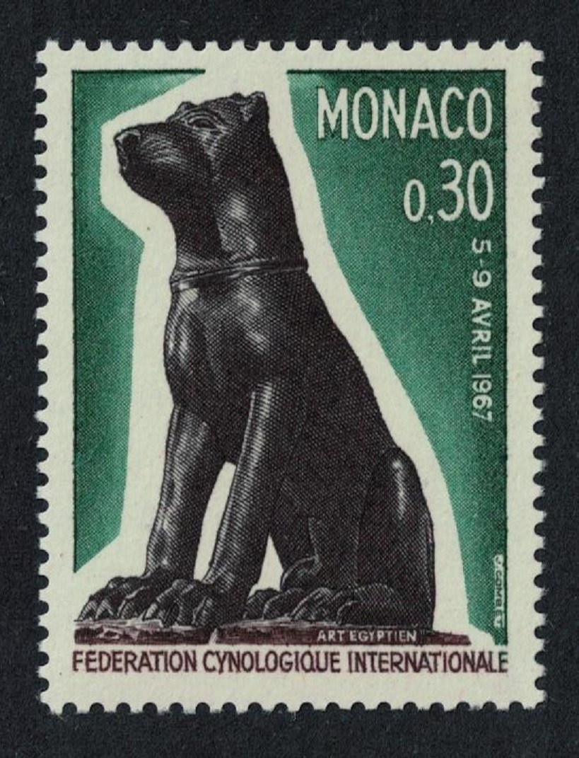 Monaco Dog Cynological Federation Congress Monaco 1967 MNH SG#883