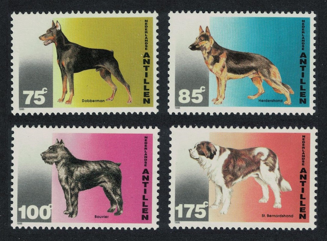 Netherlands Antilles Dogs 4v 1995 MNH SG#1151-1154