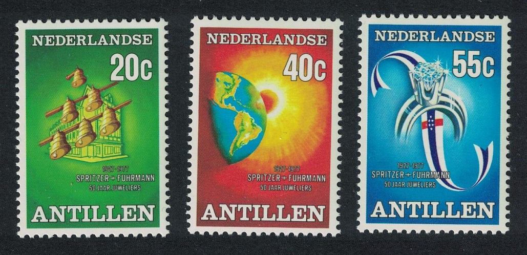 Netherlands Antilles 50th Anniversary of 1977 MNH SG#642-644