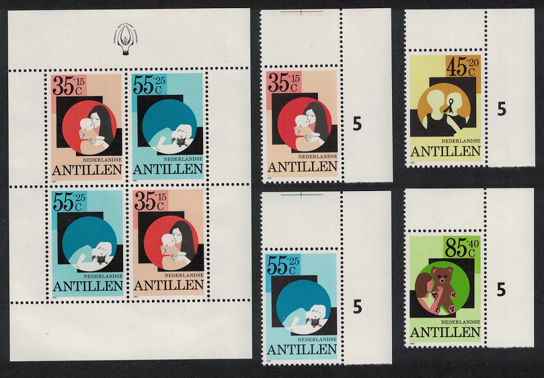 Netherlands Antilles Child Welfare 4v+MS 1981 MNH SG#761-MS765