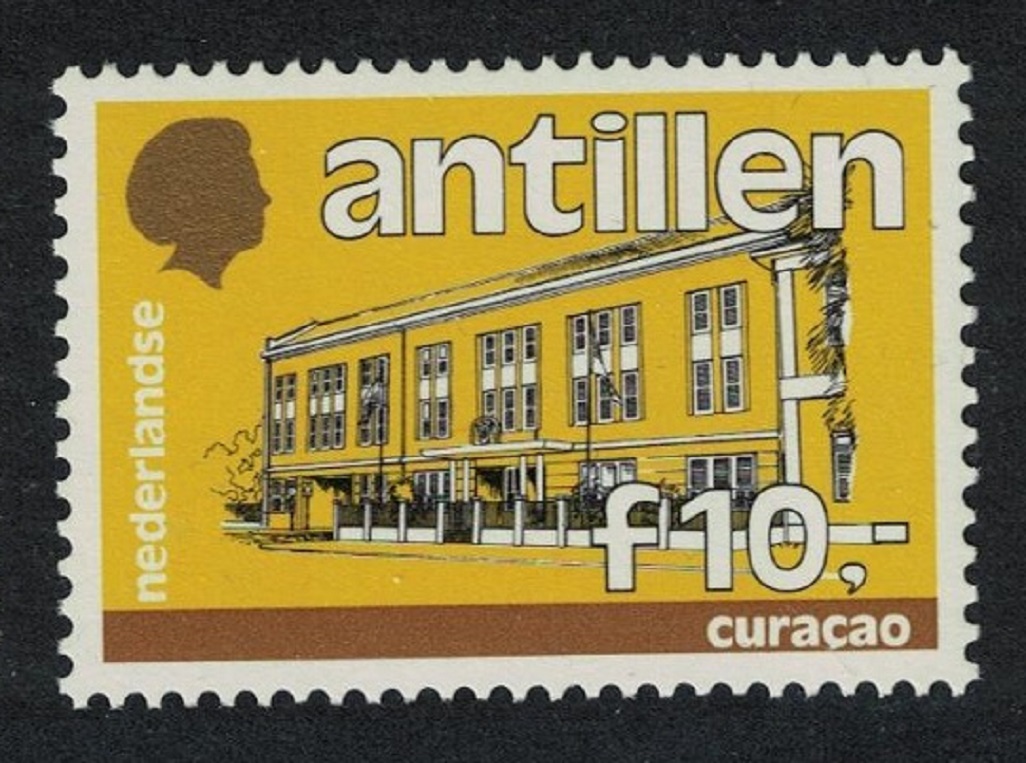 Netherlands Antilles Local Government Buildings 10 Gulden 1987 MNH SG#842 MI#603