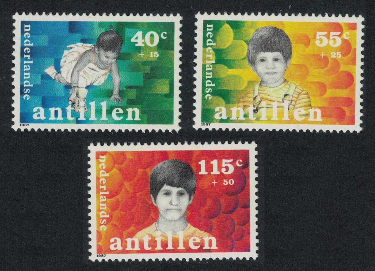 Netherlands Antilles Child Welfare 3v 1987 MNH SG#945-947