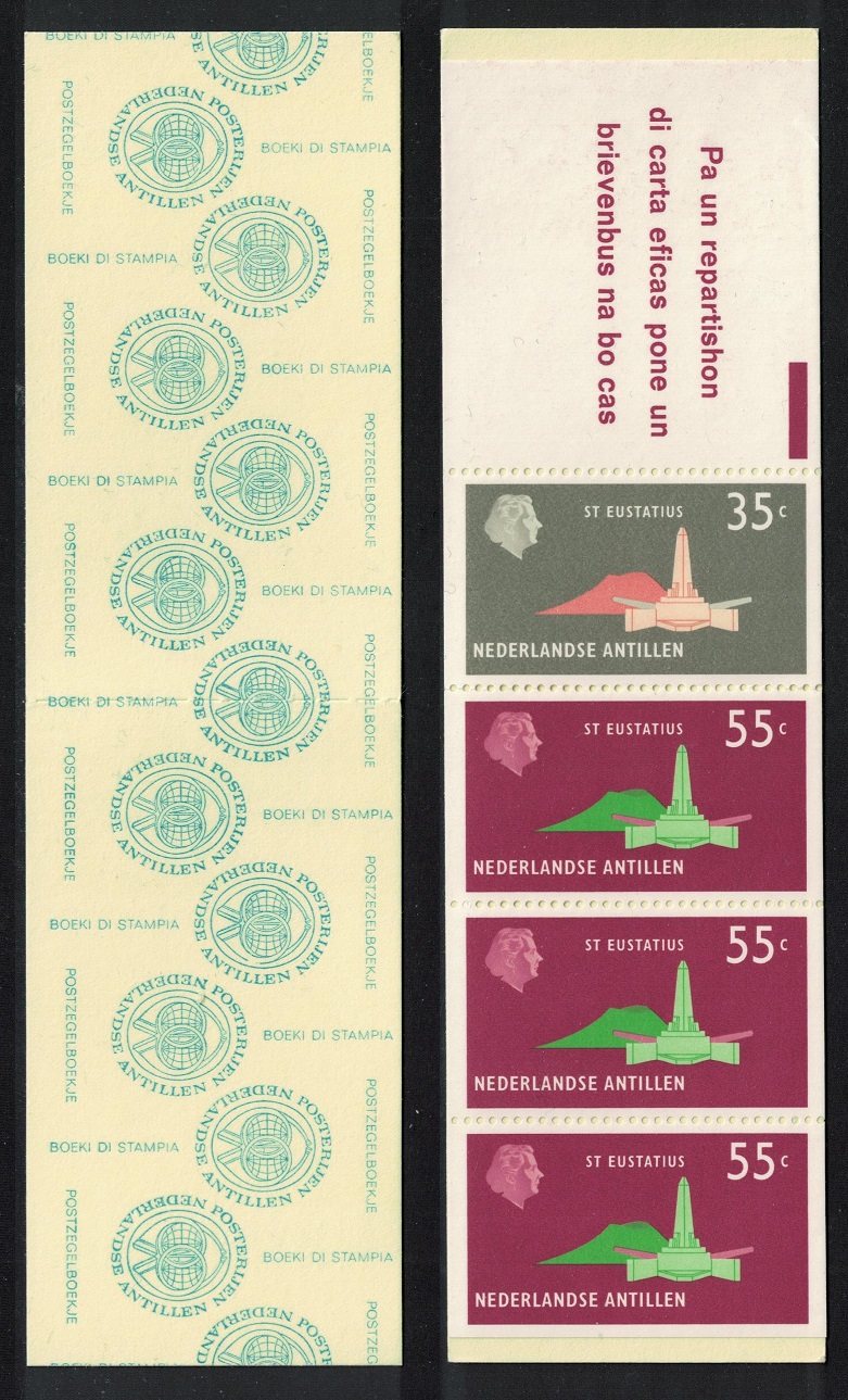 Netherlands Antilles St. Eustasius Booklet 1977 MNH MI#MH2