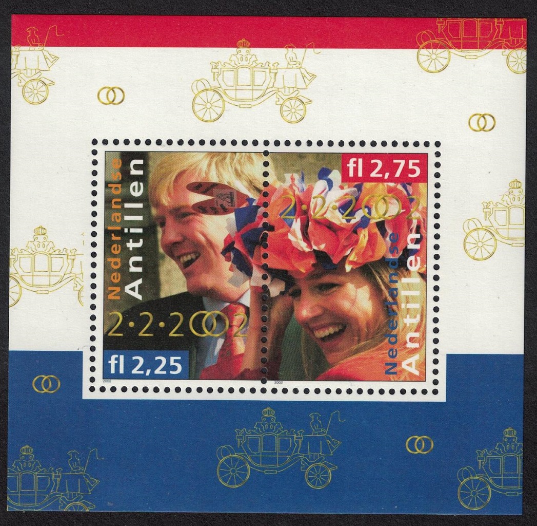 Netherlands Antilles Wedding of Crown Prince Willem-Alexander MS 2002 MNH SG#MS1468