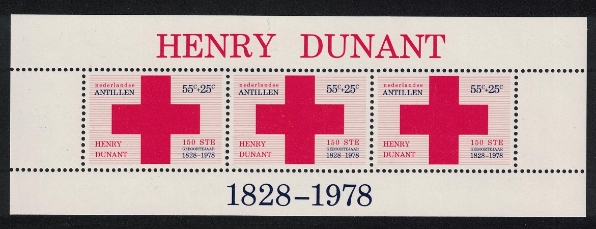 Netherlands Antilles Henri Dunant Red Cross MS 1978 MNH SG#MS676