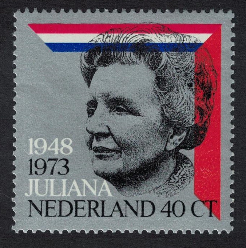 Netherlands Silver Jubilee of Queen Juliana&#39;s Accession 1973 MNH SG#1177