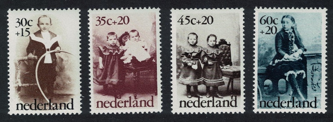 Netherlands Early Photographs 4v 1974 MNH SG#1200-1203