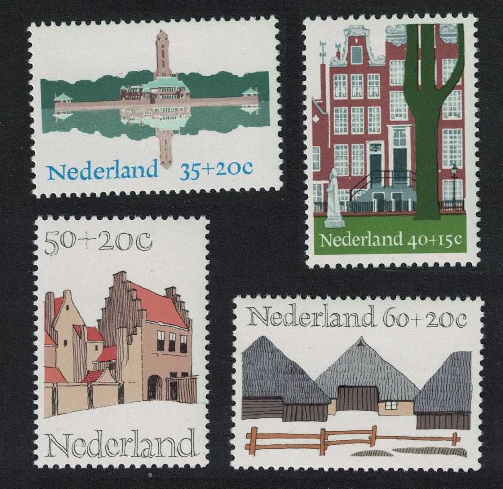 Netherlands Preserved Monuments 4v 1975 MNH SG#1209-1212