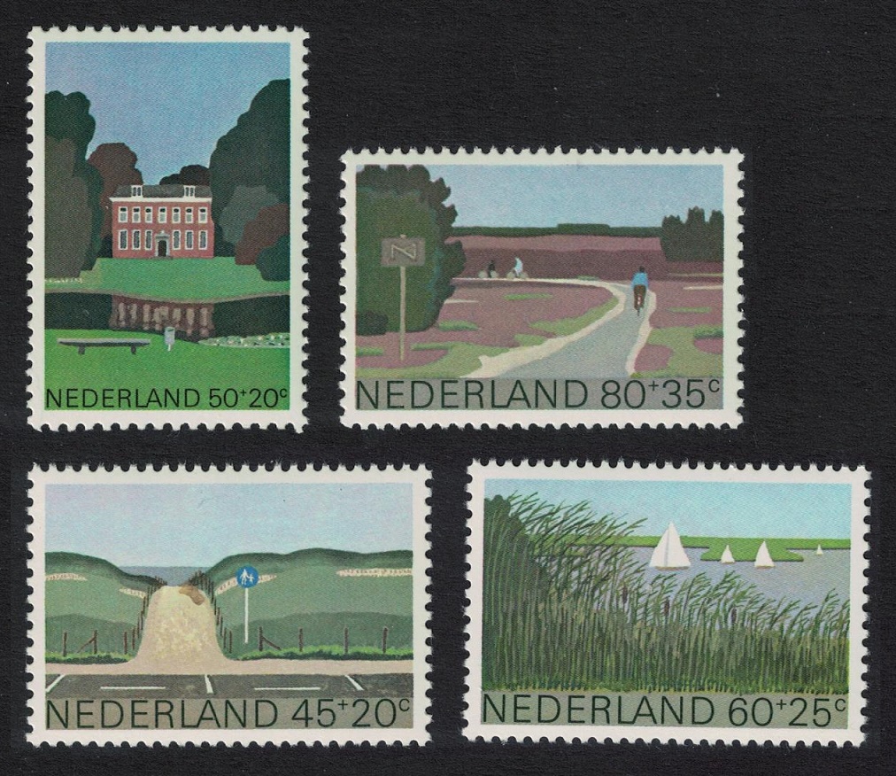 Netherlands Dunes moorland County Estate Lake District 4v 1980 MNH SG#1330-1333