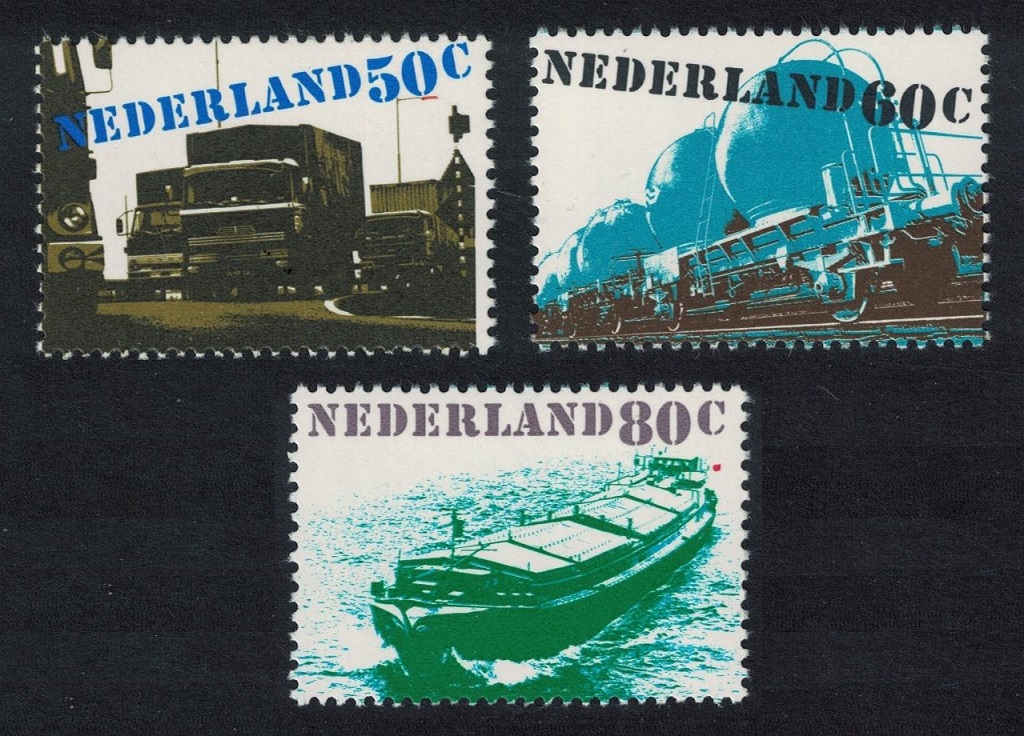 Netherlands Transport 3v 1980 MNH SG#1342-1344 MI#1165-1167 Sc#602-604