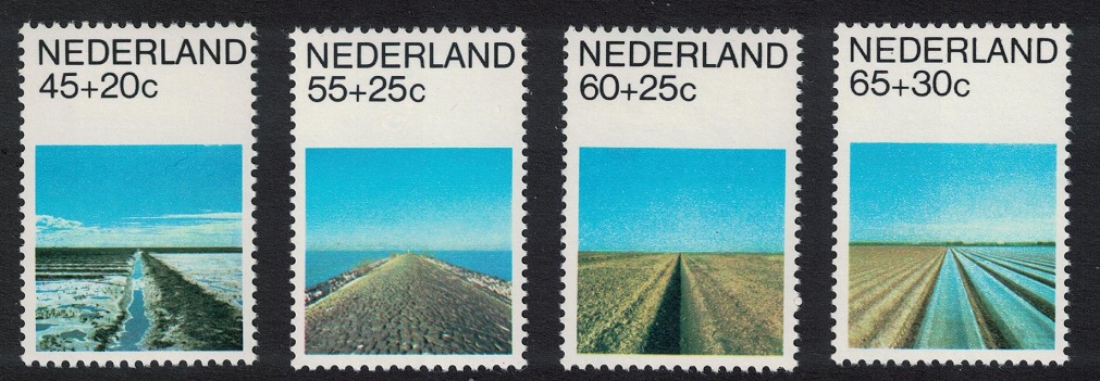 Netherlands Saltmarsh Dyke Drain 4v 1981 MNH SG#1353-1356