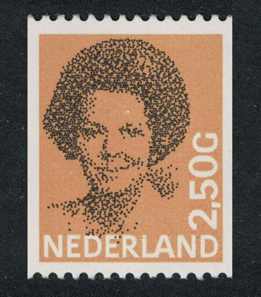 Netherlands Queen Beatrix 2.50G Horiz perf 1986 MNH SG#1383 MI#1304C