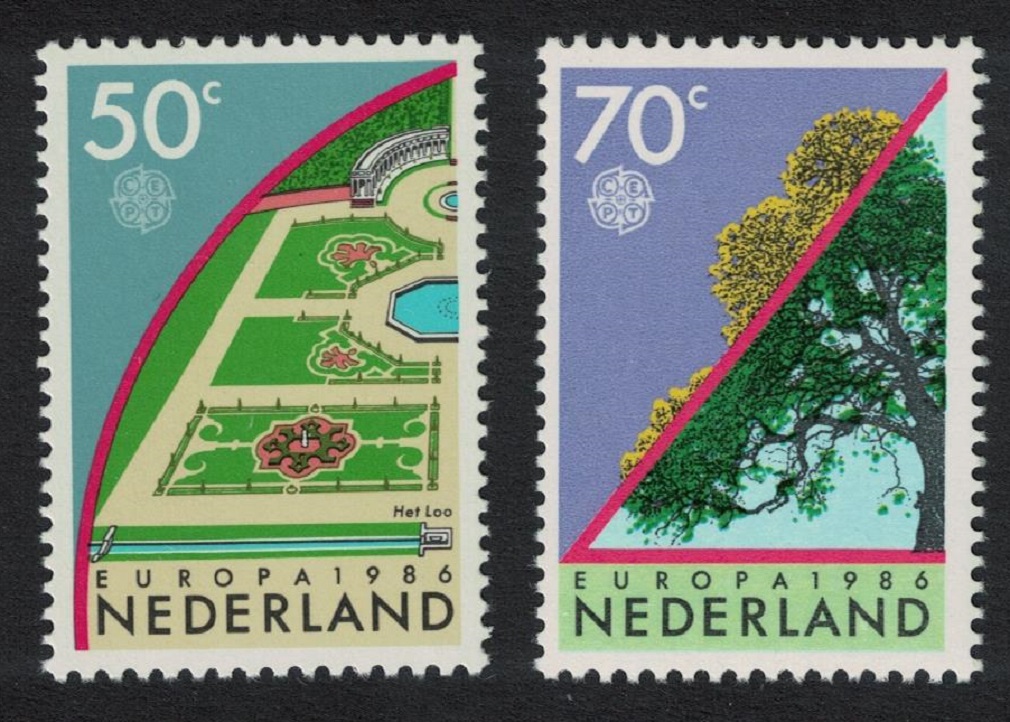 Netherlands Nature conservation Europa 2v 1986 MNH SG#1484-1485 MI#1292-1293 Sc#679-680