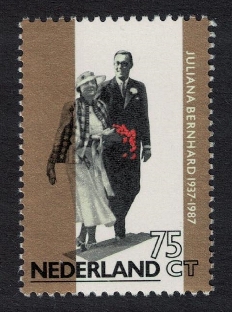 Netherlands Golden Wedding of Princess Juliana and Prince Bernhard 1987 MNH SG#1498 MI#1310 Sc#710