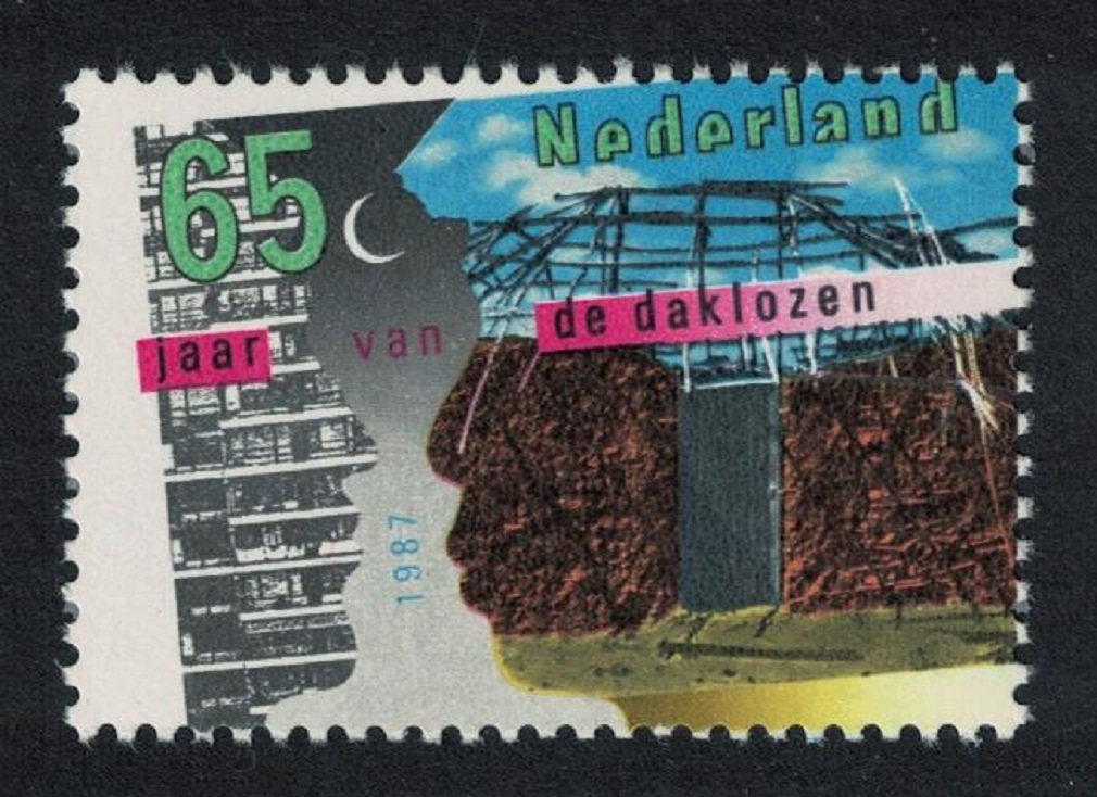 Netherlands International Year of Shelter for the Homeless 1987 MNH SG#1499