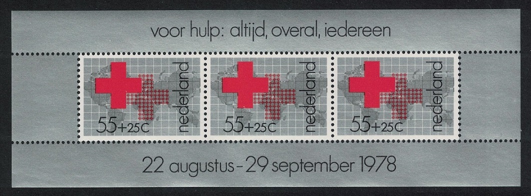 Netherlands Health Care Red Cross MS 1978 MNH SG#MS1300