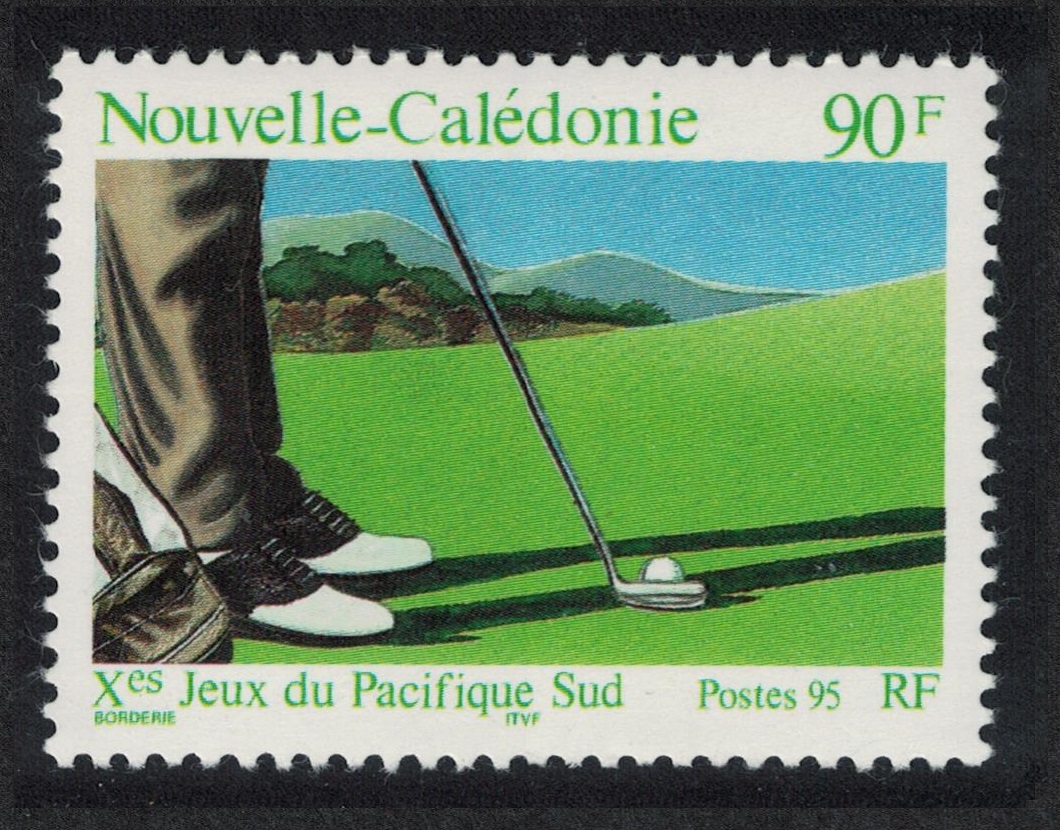 New Caledonia Golf Tenth South Pacific Games 1995 MNH SG#1048