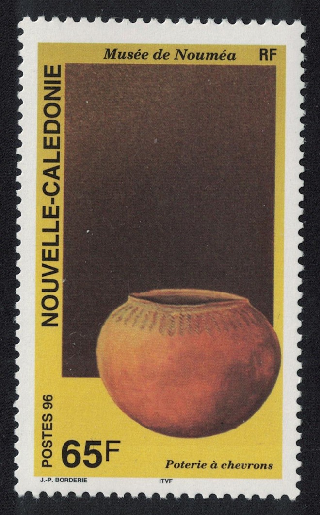 New Caledonia Vessel with decorated Rim Noumea Museum 1996 MNH SG#1056