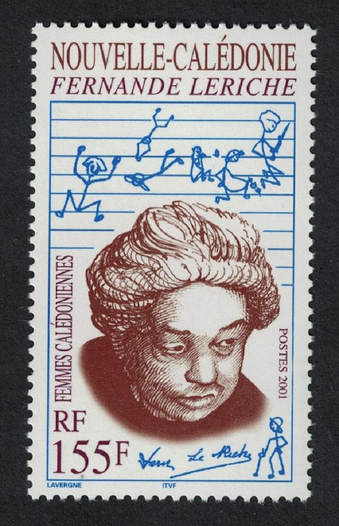 New Caledonia Fernande Leriche educator and author 155f 2001 MNH SG#1242 MI#1250