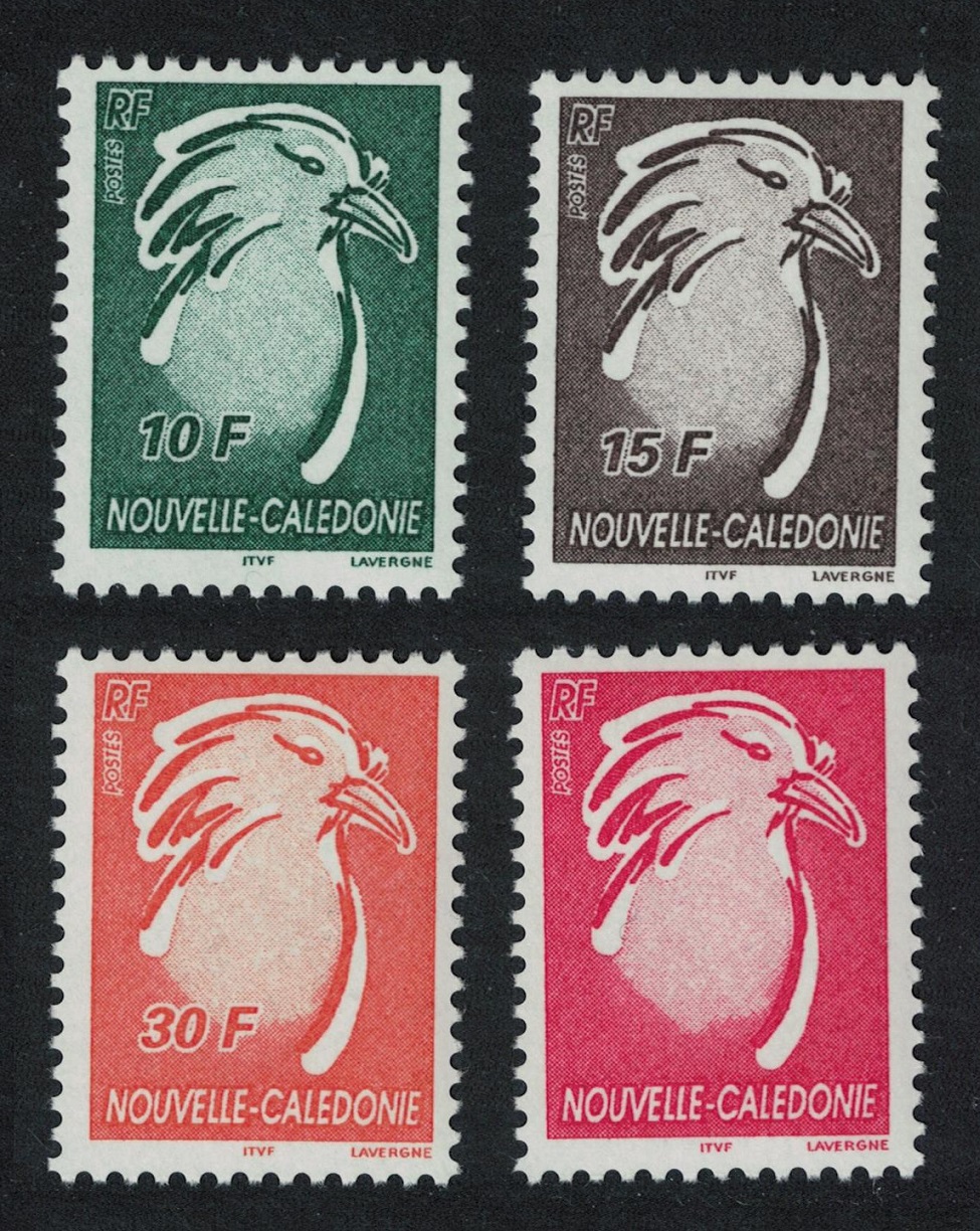 New Caledonia Birds Kagu 4v COMPLETE 2003 MNH SG#1278=1284 MI#1287-1290