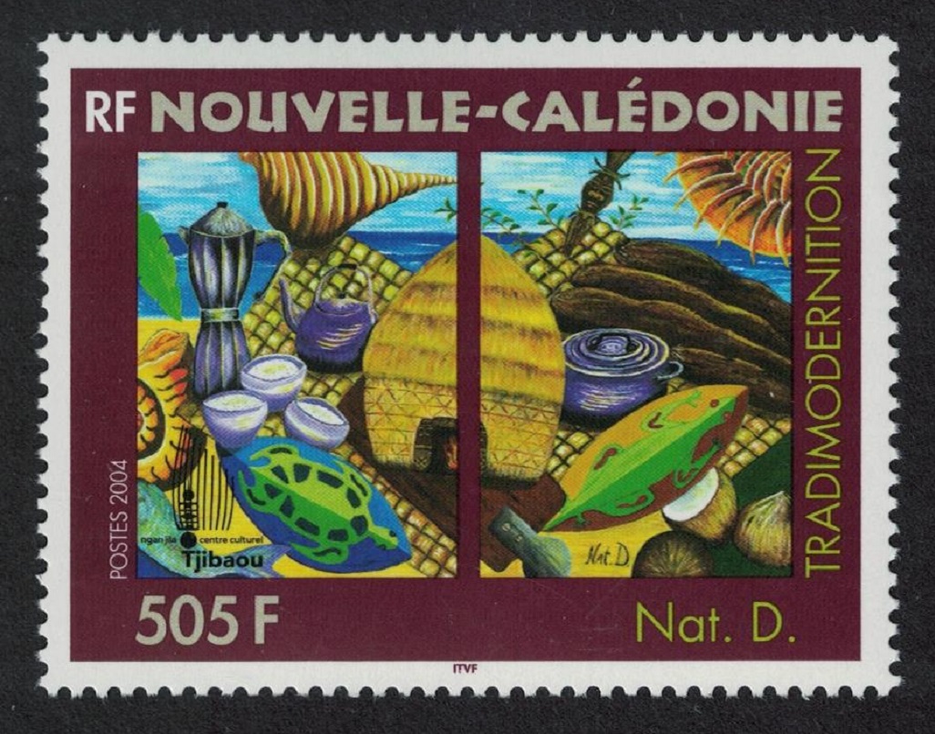 New Caledonia &#39;Tradimodernition&#39; by Nat D. Pacific Painters 505f 2004 MNH SG#1338 MI#1349